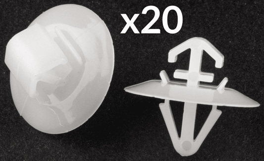 20x Clips for Iveco Daily Side Moulding/Lower Protection Door