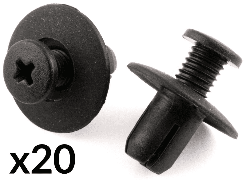 20x Clips for Mazda Rx7 Front Wheel Arch Lining Splash Guard Exterior Cowl Trim