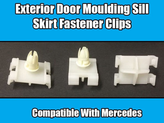 20x Clips for Mercedes Class A B C CLK G S Exterior Door Moulding Sill Skirt