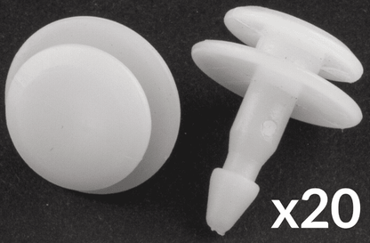 20x Clips for Nissan Frontier Xterra Cowl Vent Retainers 90602-Sxo-003 Plastic