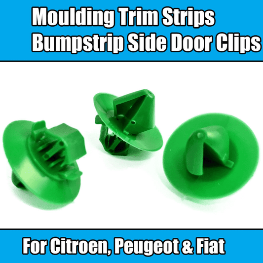 20x Clips for Peugeot Green Moulding Trim Strips Bumpstrip Side Door