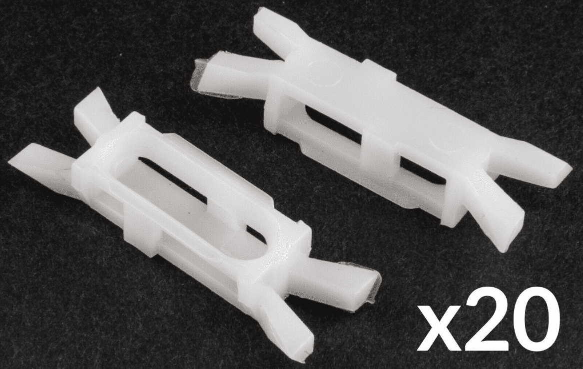 20x Clips for Renault Clio Megane Door Seal Fasteners Rubber Gasket 7701204862