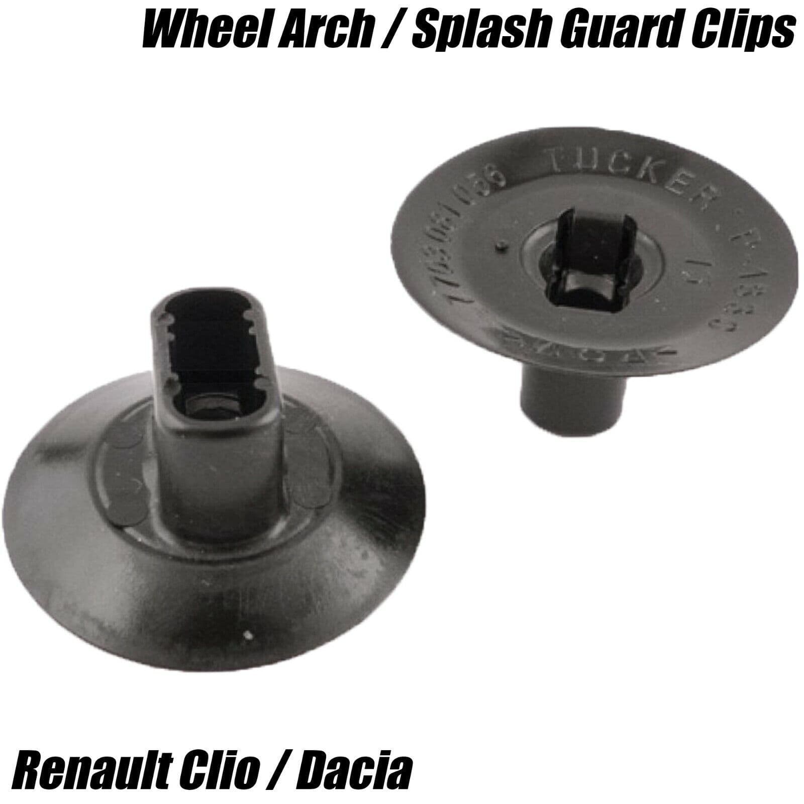 20x Clips for Renault Dacia Wheel Arch Lining & Splash Guard 7703081056 Plastic