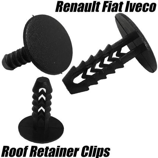 20x Clips for Renault Fiat Iveco Roof Headlining Trim Panel Moulding