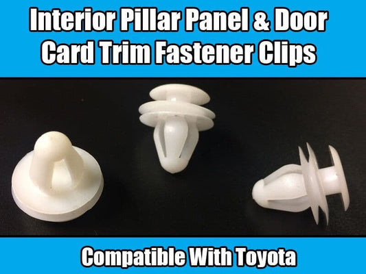 20x Clips for Toyota Yaris Avensis Previa Interior Pillar Panel & Door Card Trim