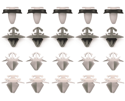 20x Clips Set for Citroen C4 Nissan Van Door Panel Side Moulding Trim