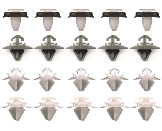 20x Clips Set for Citroen C4 Nissan Van Door Panel Side Moulding Trim