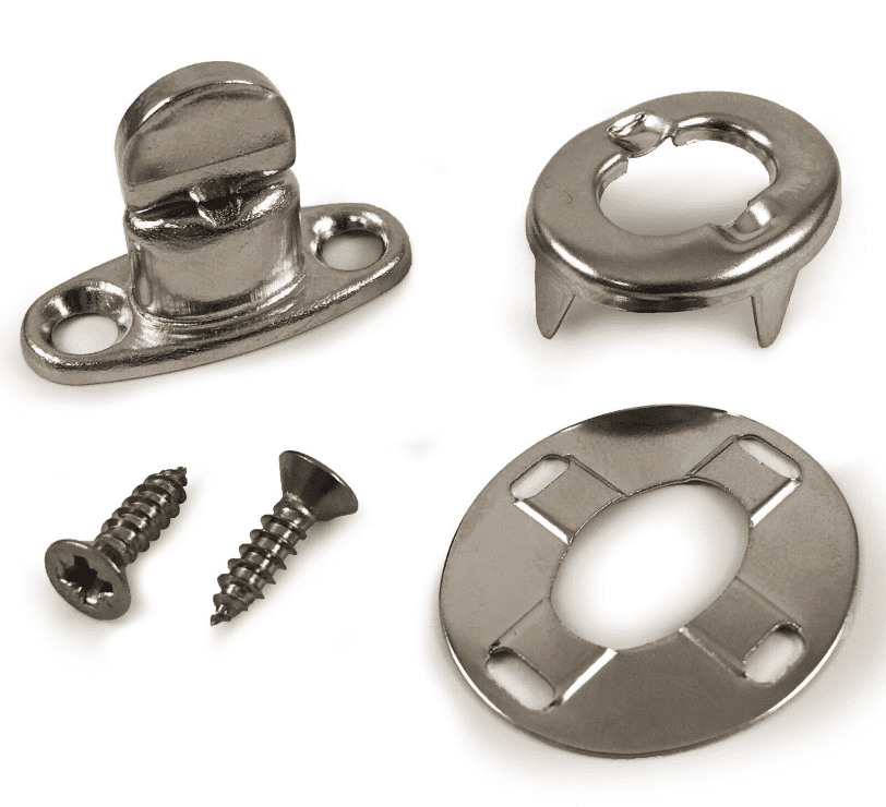 20x Common Sense Standard 10mm Turnbutton Kit & Screw Boat Canopy Cover Fastener