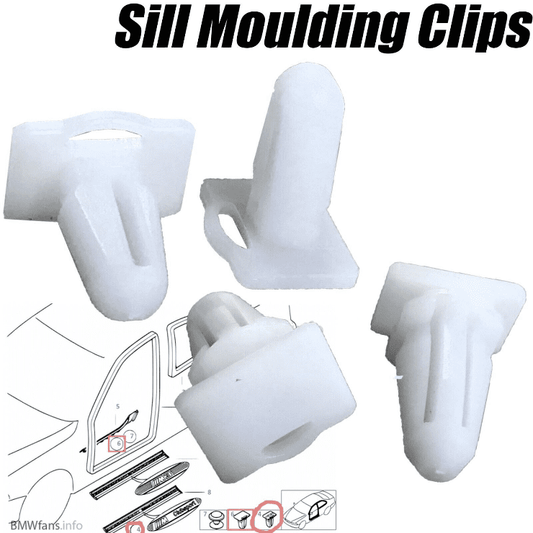 20x Door Step Sill Kick Plate Clips for BMW M Sport Series 3 5 7 E30 E32 E34 E36