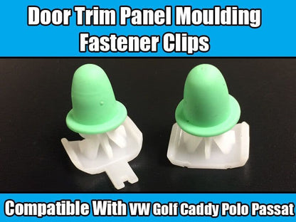 20x Door Trim Panel Moulding Fastener Clips for VW Golf Caddy Polo Passat
