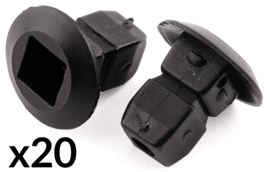 20x Expanding Lock Nuts Grommet Fastener Clips for VW Bumper Trim Shields