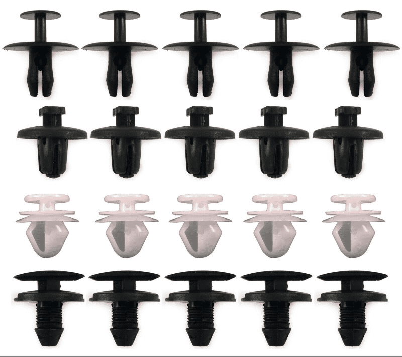 20x Fasteners Clips Set for Citroen Bumper Door Panel Wheel Arch Side Trim