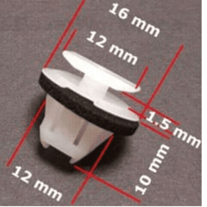 20x Front Rear Wheel Arch Wing Bumper Moulding Trim Clips for Nissan Juke Xtrail