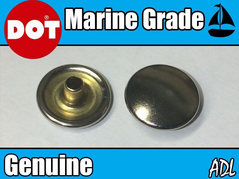 20x Genuine Dot Fastener Press Snap Socket Cap Fitting Boat Awning Canopy Canvas