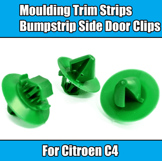 20x Green Trim Clips for Citroen C4 Bumpstrip Side Door Moulding Strip