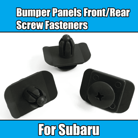 20x Grey Plastic 10mm Screw Fasteners Clips for Subaru Front Rear Bumper Panels