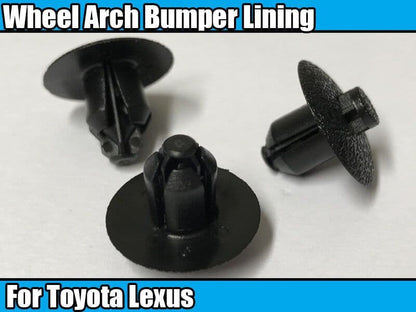 20x Inner Wing Wheel Arch Liner Splashguard Bumper Trim Clips for Lexus Toyota