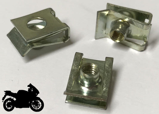 20x M4 Speed Clips U Nut for Suzuki Motorcycle Bike Fairing Bodywork Panel