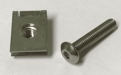 20x M5 Spire Nut Motorbike Bodywork Fitting Set With Steel Bolt