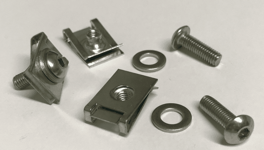 20x M5x16mm Stainless Steel Bolt Washer 11mm Spire Nut Kit Undertray