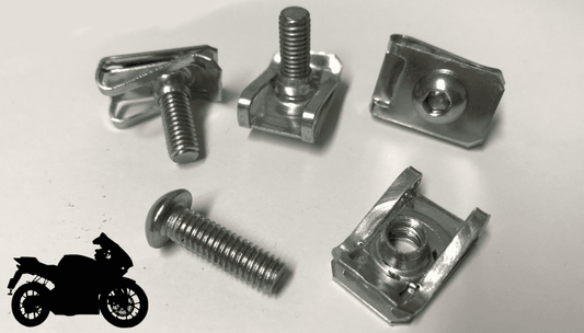 20x M6 Spire Clip & Stainless Bolts Motorbike Fairing