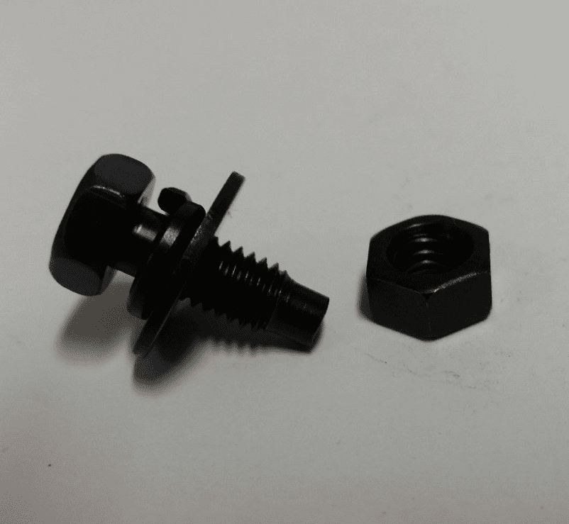 20x M6x15mm Black Hex Bolts Washer Nut & Spring Washer for Toyota Hyundai Honda