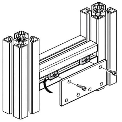 20x M8 15mmx7mm Sliding Block for 8mm Screw Swivel In Direct Insert Fasteners