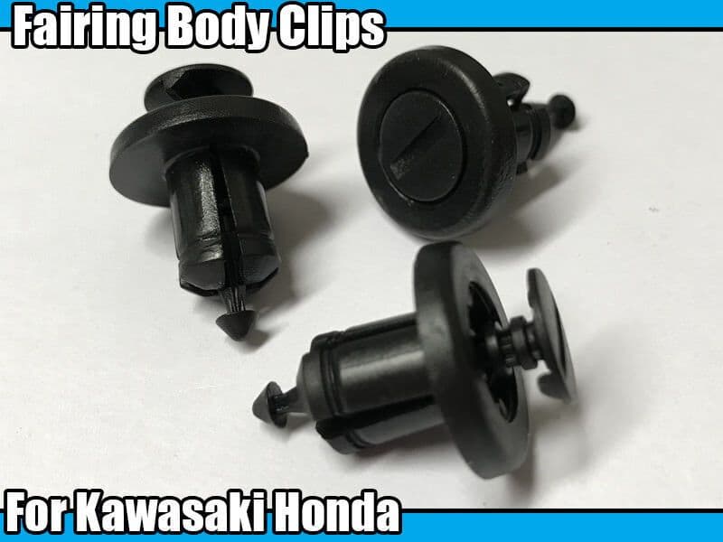 20x Motorbike Cycle Body Frame Fairing Plastic Trim Clips for Honda Kawasaki
