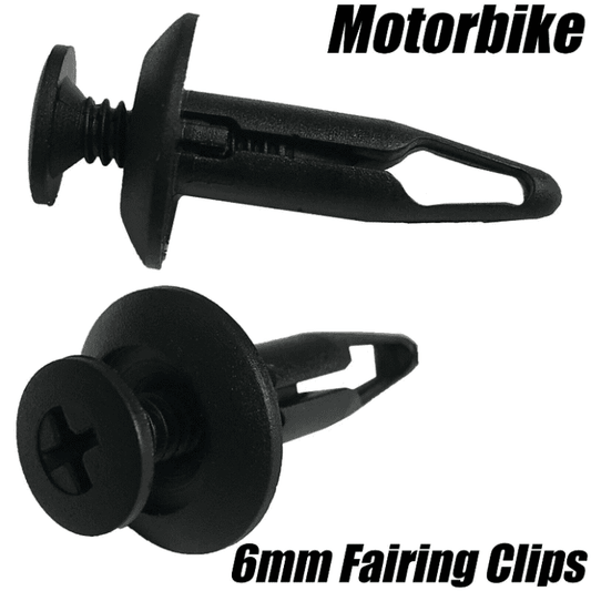 20x Motorcycle 6mm Clips Fairing Plastic Screw Rivets Panel Trim for Suzuki