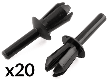 20x Mud Shield Clips for VW Audi Push Type Trim Rivets Retainer C15 16186729901C