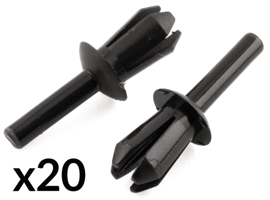 20x Mud Shield Clips for VW Audi Push Type Trim Rivets Retainer C15 16186729901C