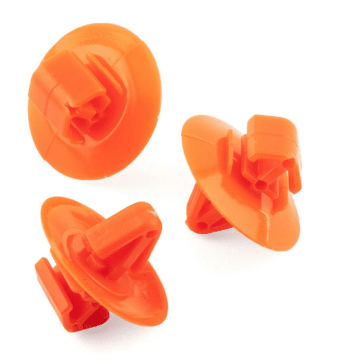 20x New Side Moulding Lower Trim Clips Red Plastic Fasteners for Vauxhall Vivaro