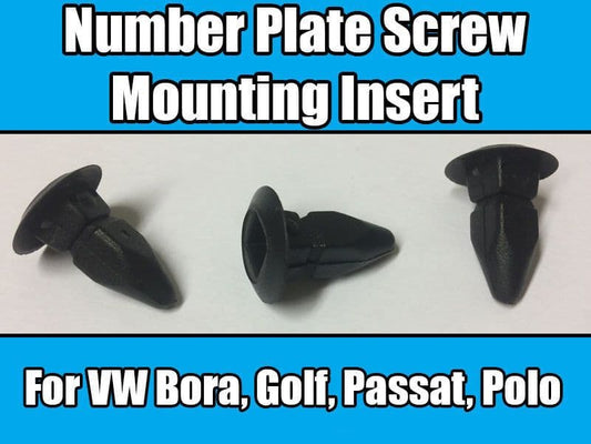 20x Number Plate Bumper Wheel Arch Screw Mounting Insert Grommet for VW Golf
