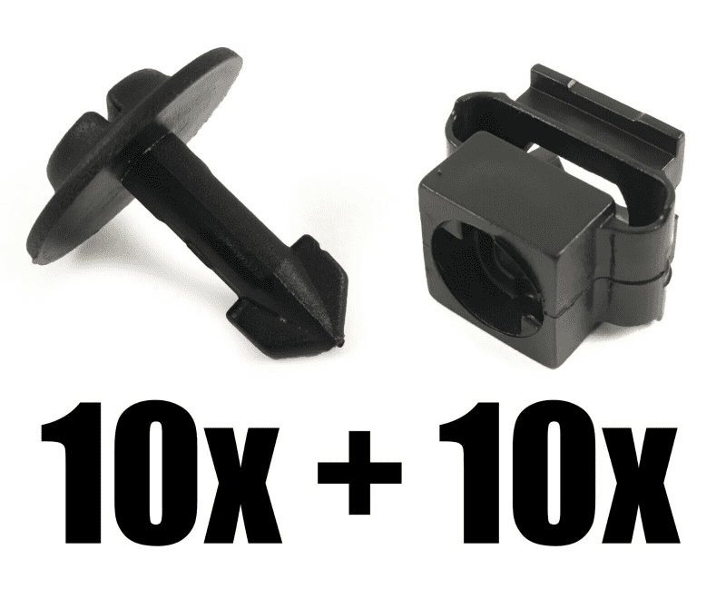 20x Panel Fastener Clips for Citroen Engine Undertray Splashguard Cover