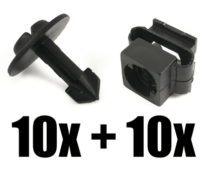 20x Panel Fastener Clips for Citroen Engine Undertray Splashguard Cover