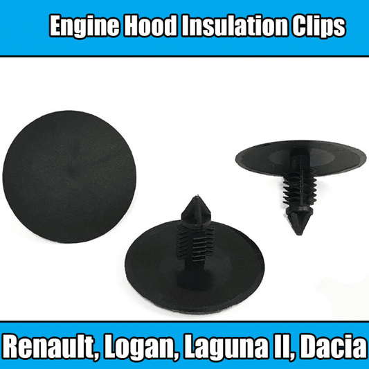 20x Plastic Clips for Renault Laguna II Land Rover Engine Bonnet Insulation