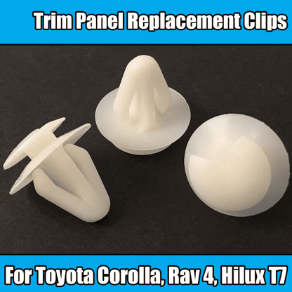 20x Plastic Clips for Toyota Corolla Rav4 Hilux T7 Trim Panel