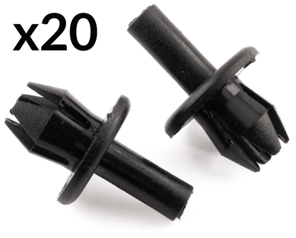 20x Plastic Clips for Vauxhall Astra Front Wheel Arch Wing Lining Splashguard