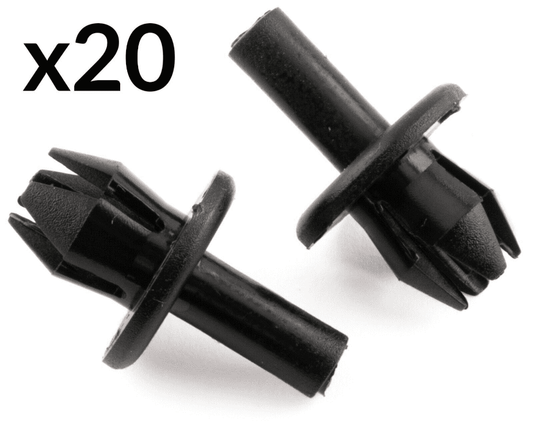 20x Plastic Clips for Vauxhall Astra Front Wheel Arch Wing Lining Splashguard