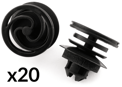 20x Plastic Clips for VW Bora Golf Mk4 Passat Polo Door Card Trim Panel