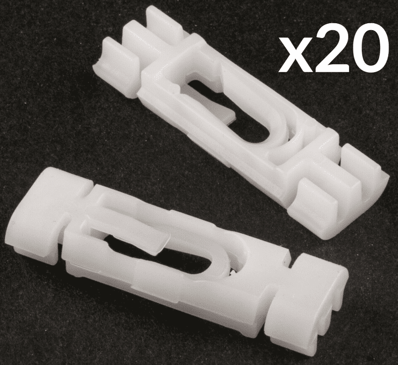 20x Plastic Fastener Trim Clips for VW Golf 3 Gti Vr6 Roof Gutter Moulding Strip