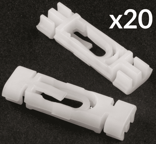 20x Plastic Fastener Trim Clips for VW Golf 3 Gti Vr6 Roof Gutter Moulding Strip