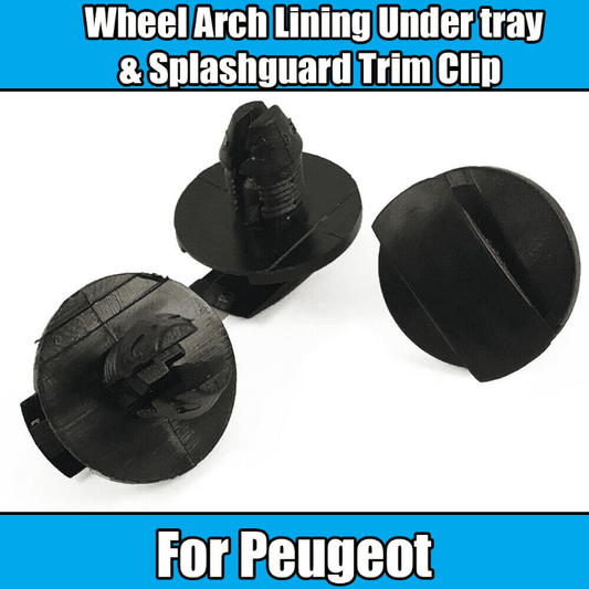 20x Plastic Rivet Trim Clips for Peugeot Wheel Arch Lining Undertray Splashguard