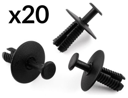 20x Plastic Trim Clip Expanding Rivet Skirts Sills Bumper Cover for BMW & Mini