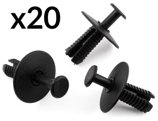 20x Plastic Trim Clip Expanding Rivet Skirts Sills Bumper Cover for BMW & Mini