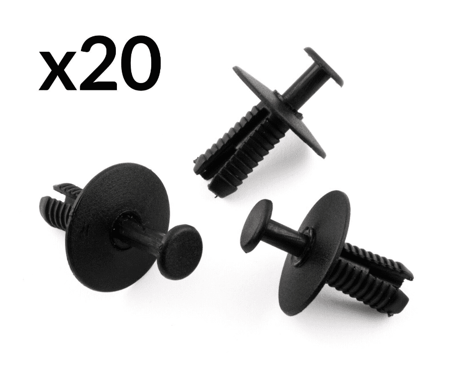 20x Plastic Trim Clip Expanding Rivet Skirts Sills Bumper Cover for BMW & Mini