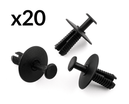20x Plastic Trim Clip Expanding Rivet Skirts Sills Bumper Cover for BMW & Mini
