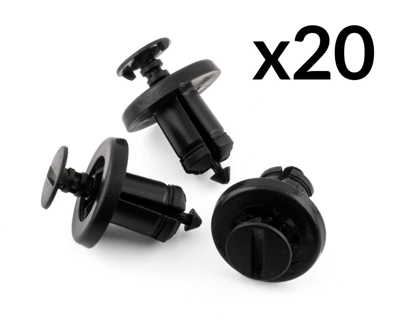 20x Plastic Trim Clips Bumpers  Wheel Arch 01515-00Qab for Nissan K12 Qashqai
