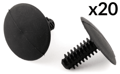 20x Plastic Trim Clips for Honda Interior Carpet Seat Back Boot Lining Panel