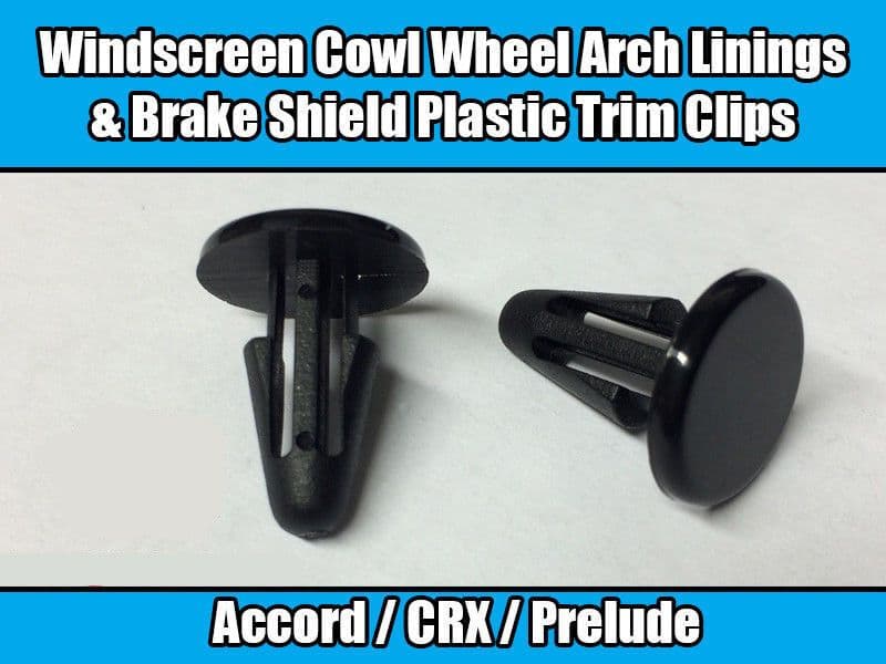 20x Plastic Trim Clips for Honda Windscreen Cowl Wheel Arch Linings Brake Shield